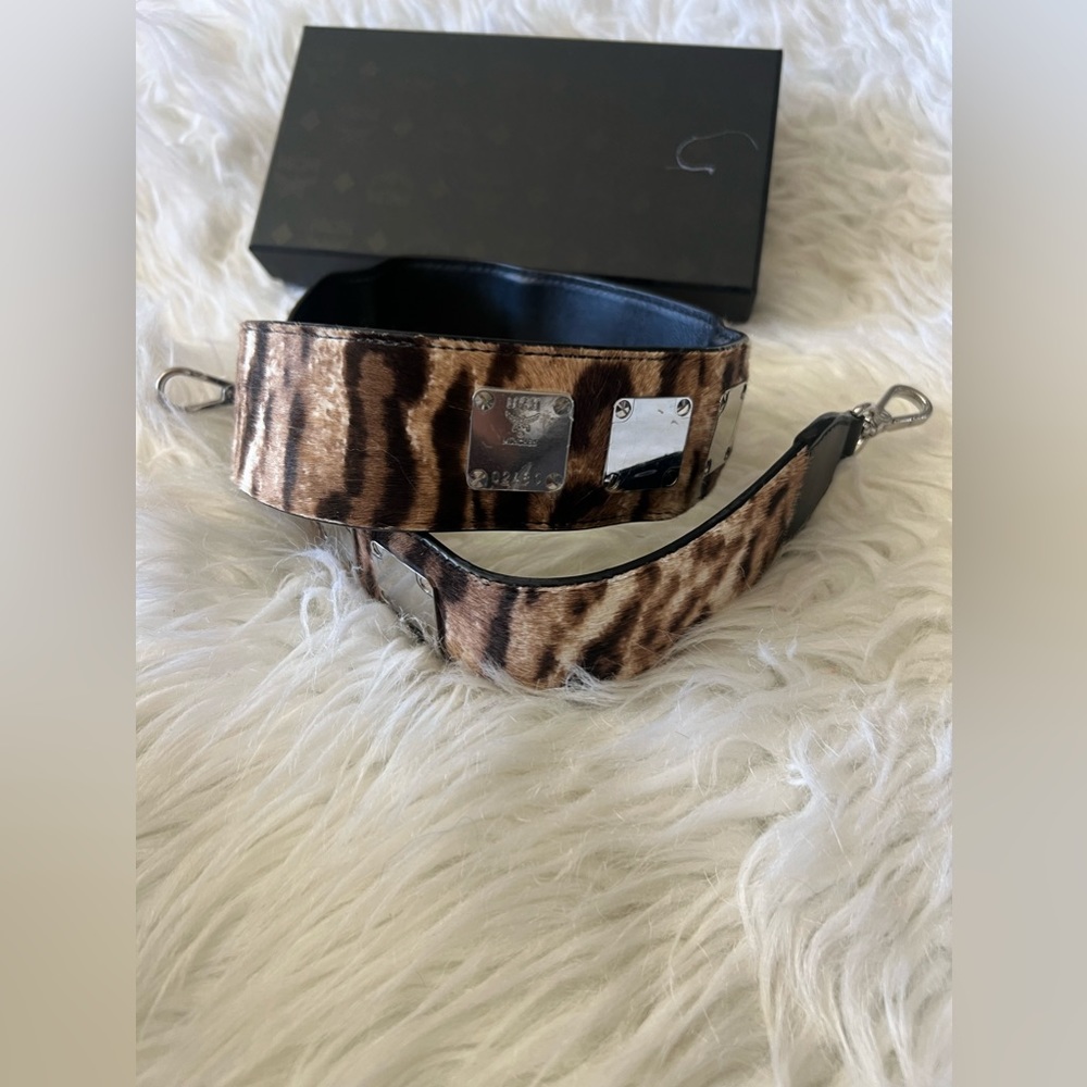 NWOT MCM Calf Ponyhair Shoulder strap Replacement
